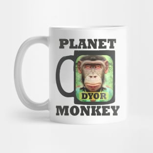 Planet Monkey DYOR Funny NFT Meme Mug